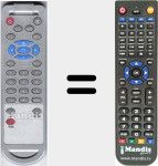 Telecomando sostituto di PVR8080FS