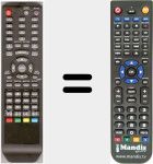 Telecomando sostituto di RC53DTVDVD