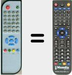 Telecomando sostituto di GSDHSTB1001