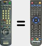 Telecomando sostituto di RMTV222D (147557822)