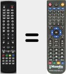 Telecomando sostituto di LCD15N7DVD