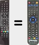 Telecomando sostituto di RC4845 (30072769)