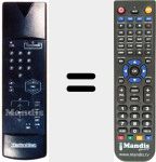Telecomando sostituto di 100 TS 004