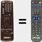 Telecomando sostituto di AB-100