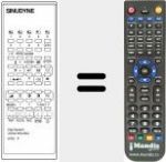 Telecomando sostituto di DIGI SYSTEM 6700 PIP