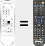 Telecomando sostituto di DV3