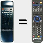 Telecomando sostituto di F SAT 4
