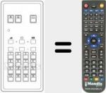 Telecomando sostituto di IC 16