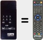 Telecomando sostituto di MULTISAT MOD. 01