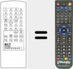 Telecomando sostituto di MULTI SYSTEM REMOTE