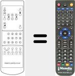Telecomando sostituto di RC 207
