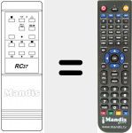 Telecomando sostituto di RC 37