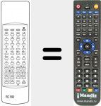Telecomando sostituto di RC 590