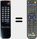 Telecomando sostituto di SATELLITE RECEPTION