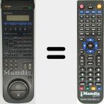 Telecomando sostituto di RMT-V118 (146572451)