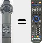Telecomando sostituto di RV7704-00 (482221810576)