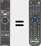 Telecomando sostituto di 845-058-03B03