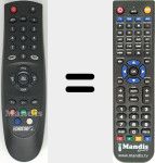 Telecomando sostituto di Echostar003