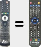 Telecomando sostituto di 2700HD
