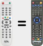 Telecomando sostituto di ADL001