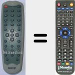 Telecomando sostituto di 8655DVBT