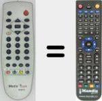 Telecomando sostituto di BK3B-C4