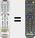Telecomando sostituto di MVISION001