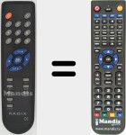 Telecomando sostituto di REMCON1451