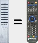 Telecomando sostituto di REMCON2062