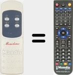 Telecomando sostituto di REMCON2065