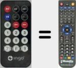 Telecomando sostituto di REMCON1516