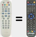 Telecomando sostituto di RC 19336002 / 01 (312814715161)