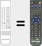 Telecomando sostituto di REMCON1205