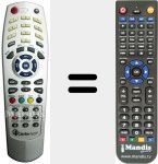 Telecomando sostituto di REMCON1158