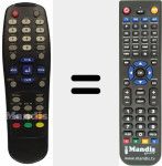Telecomando sostituto di REMCON933