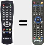Telecomando sostituto di REMCON1007