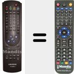 Telecomando sostituto di TVCONTROL2 (720116020000)