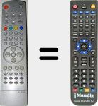 Telecomando sostituto di NS18100