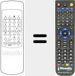Telecomando sostituto di RC0302 00