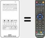 Telecomando sostituto di RM 604 B (A1009009A)