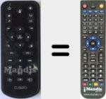 Telecomando sostituto di D520