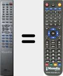 Telecomando sostituto di DVD-R366