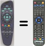 Telecomando sostituto di RC160000
