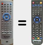 Telecomando sostituto di MX-DVD8356