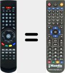 Telecomando sostituto di HD-X405P