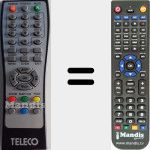 Telecomando sostituto di RDT1000CPVR