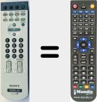 Telecomando sostituto di RM 334 (147911111)