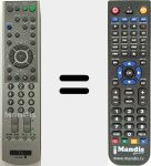 Telecomando sostituto di RM-W105 (147892311)