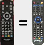 Telecomando sostituto di Easy Home TDT HD Nan
