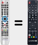 Telecomando sostituto di TM 5000 HD SERIES